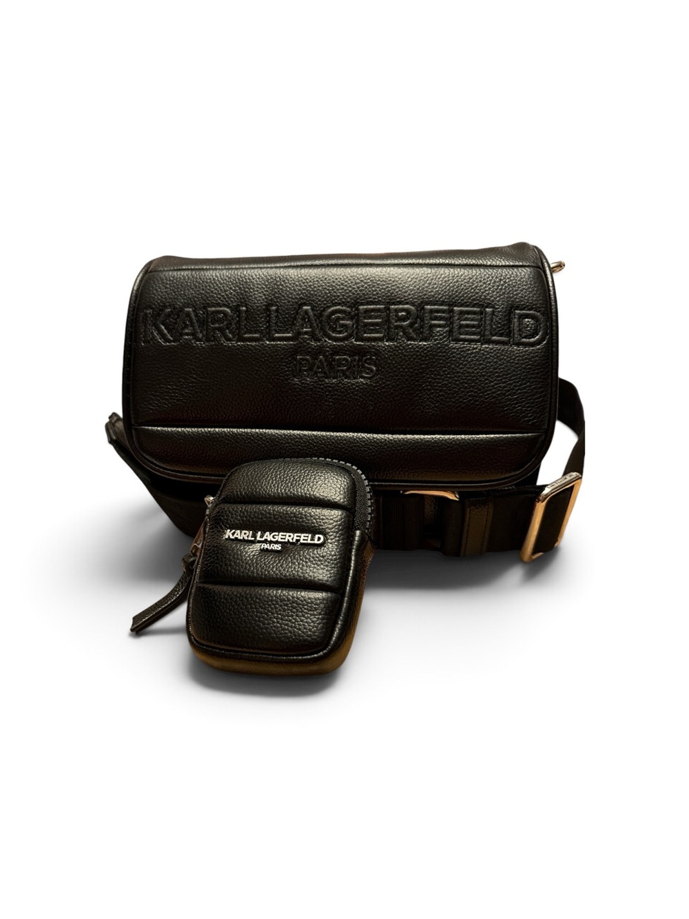 Karl Lagerfeld Paris Voyage Crossbody/Messenger bag NWT